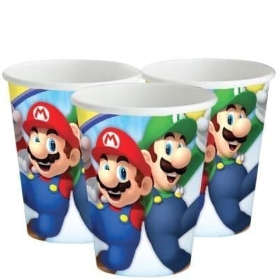Papirkopper Super Mario 8-pakning
