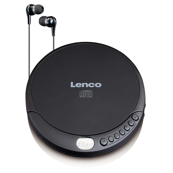 Lenco Bærbar CD-spiller med ladefunksjon