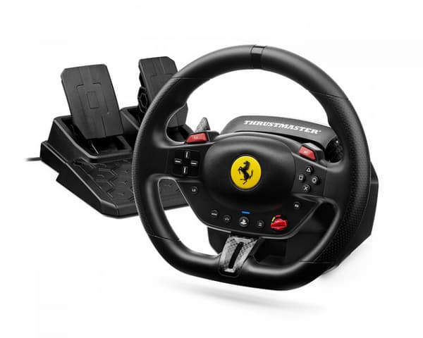 ThrustMaster T98 Ferrari 296 GTB  ratt til PS5, PS4, PC