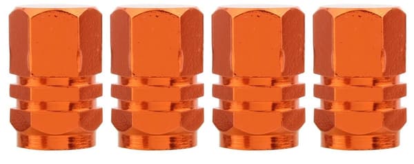 Ventilhætter 4-pak, orange
