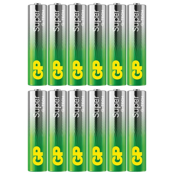 GP Paristo Super Alkaline AAA LR03 12-Pack