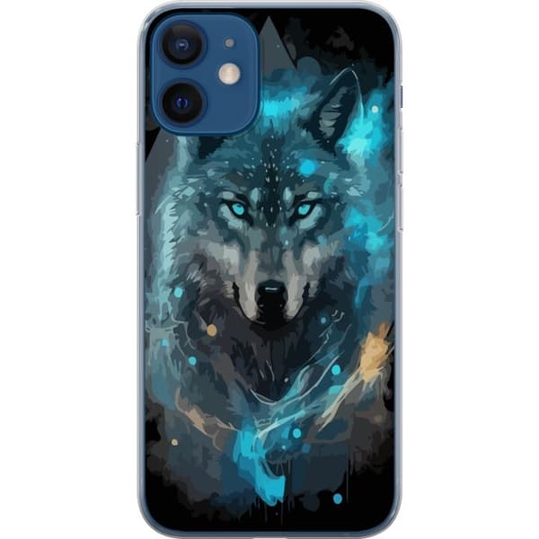 Mobilskal till Apple iPhone 12 med Varg motiv
