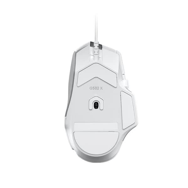 Logitech G502 X spillmus, hvit