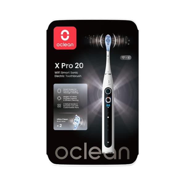 Oclean Elektrisk Tandbørste X Pro 20 Hvid