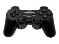 Esperanza Gamepad PC Sony PS2 og PS3 Svart