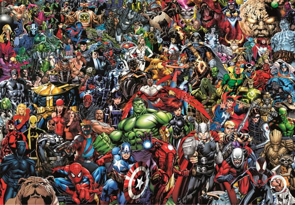 Clementoni 1000 brikker CB Impossible Puzzle Marvel Avengers