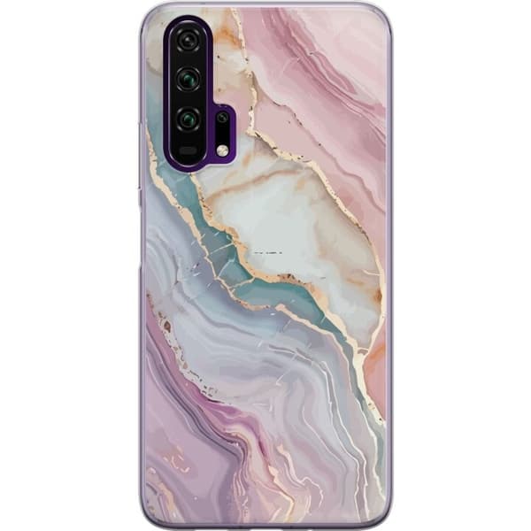 Mobildeksel til Honor 20 Pro med Marmor motiv