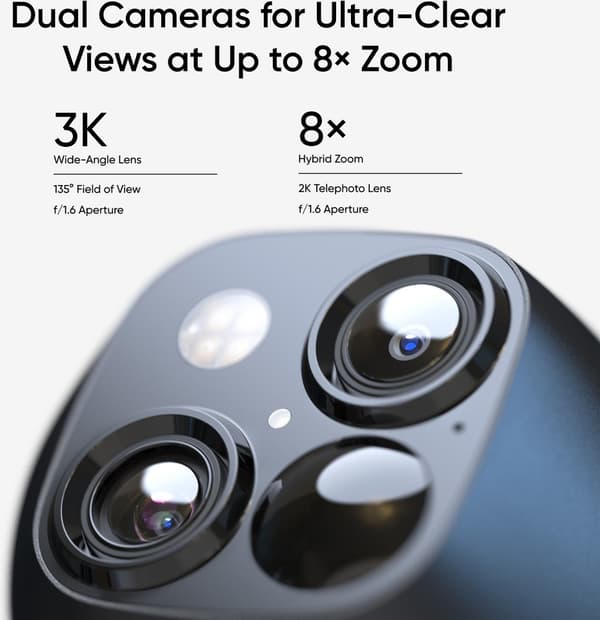 Anker eufy SoloCam S340 utendørs overvåkningskamera