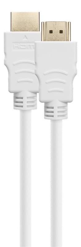 DELTACO ULTRA High Speed HDMI-kabel, 48Gbps, 3m, vit
