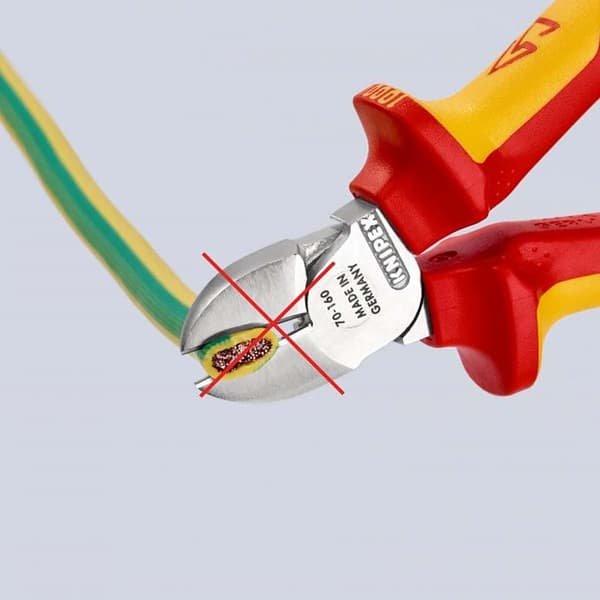 KNIPEX Sidavbitare VDE 160 mm
