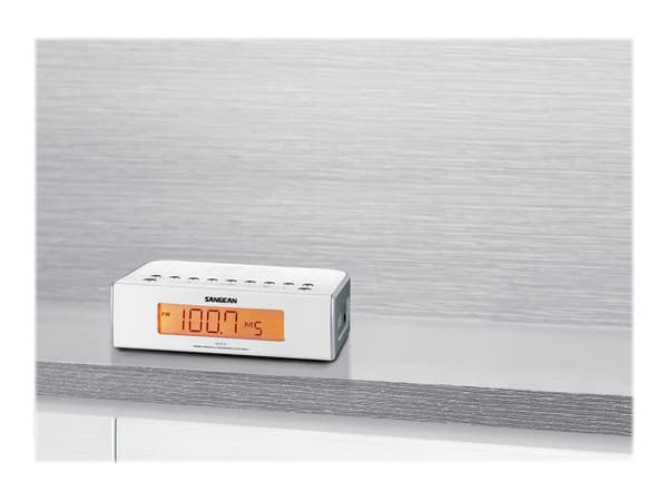 Sangean RCR5 - Klockradio, Silver