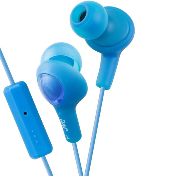JVC Øreplugger FR6 Gumy Plus Mic Blå
