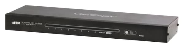 8-Väylä Cat5 HDMI Jaotin Musta