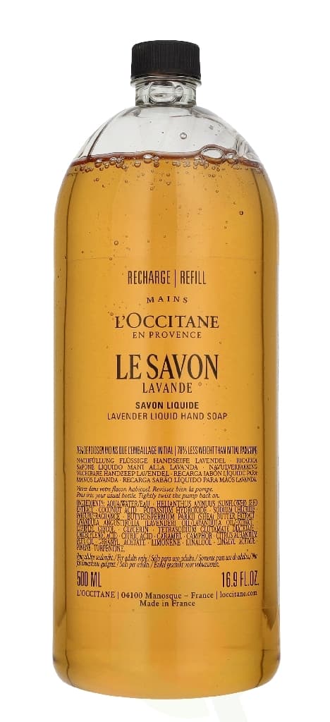 L'Occitane Lavender Liquid Hand Soap Refill 500 ml