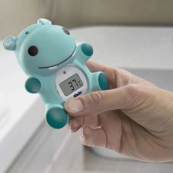 Alecto Badtermometer och rumstermometer flodhäst