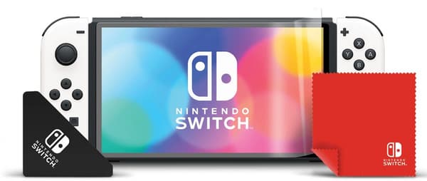 Skjermbeskyttelsessett for Nintendo Switch og Switch OLED