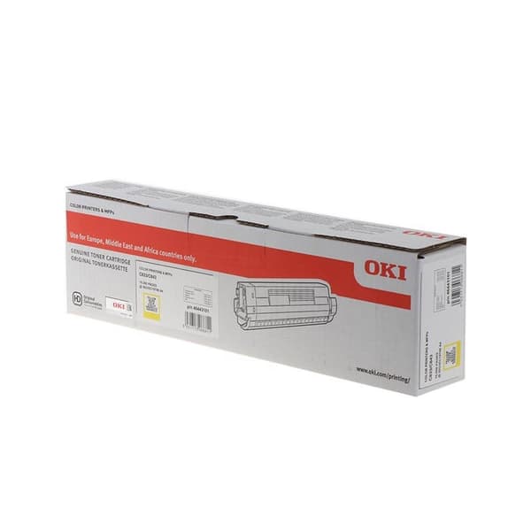 OKI Toner 46443101 Gul Hög Kapacitet