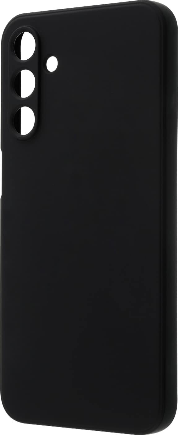 Wave Soft Touch silikonebeskytter, Samsung Galaxy A15, Sort