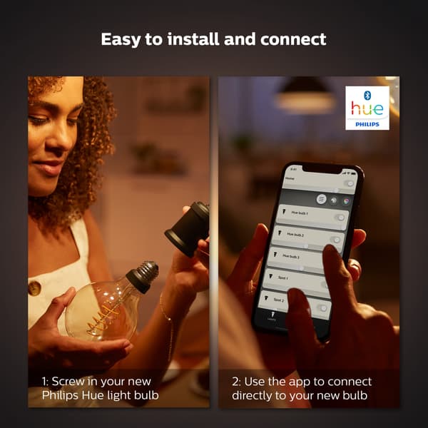 Philips Hue White Filament E27 Globe G93
