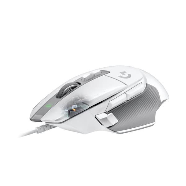 Logitech G502 X spillmus, hvit
