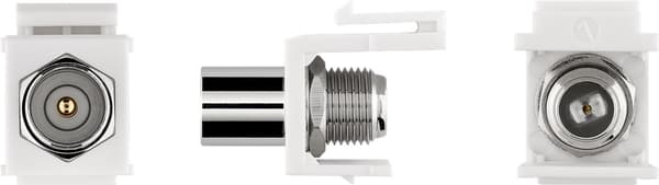 Goobay Keystone-modul SAT/antenne IEC / coax stik > F socket