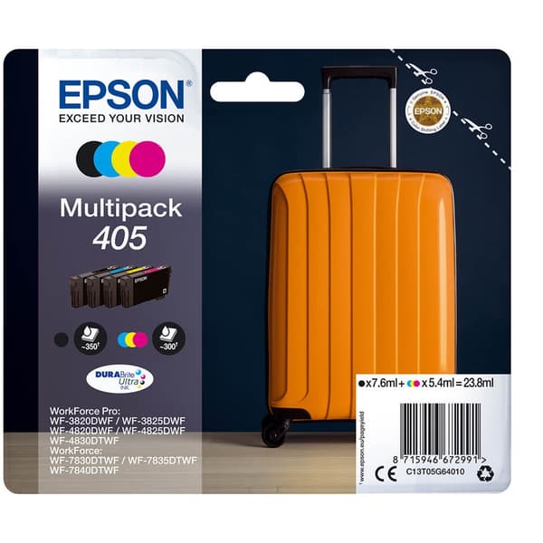EPSON Musteet C13T05G64010 405 Multipack Suitcase