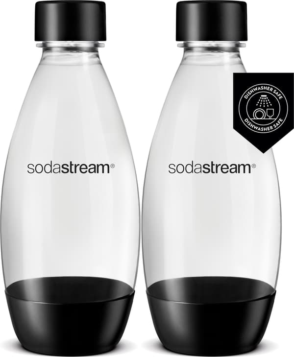 Sodastream DWS Fuse dricksflaska, svart, 2 st