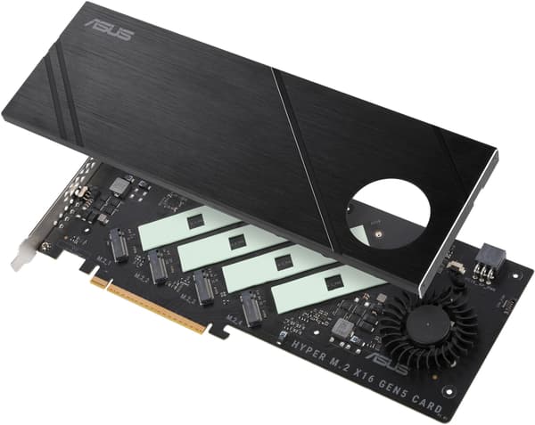 ASUS Hyper M.2 x16 Gen5-kortadaptere