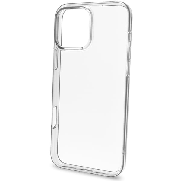 Celly Gelskin TPU-deksel iPhone 16 Pro Max Transparent