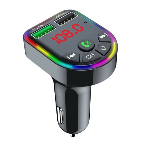 FM-lähetin Bluetoothilla ja 2 x USB-latausportti 3.1/1.0 A