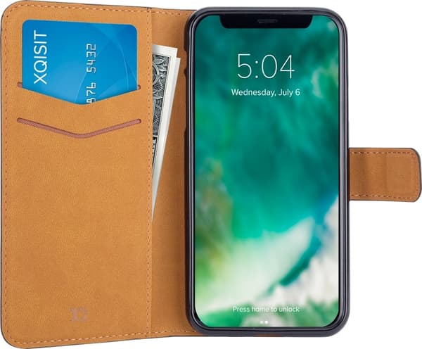 Xqisit Ohut lompakkokotelo iPhone X/XS:lle