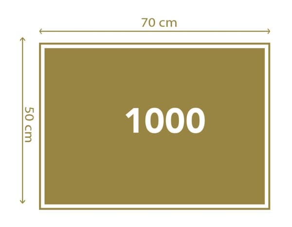 Clementoni 1000 stk CB samling af høj kvalitet OLD-MAP