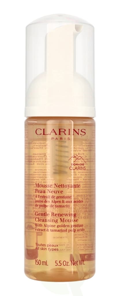 Clarins Gentle Renewing Cleansing Mousse m/pumpe 150 ml