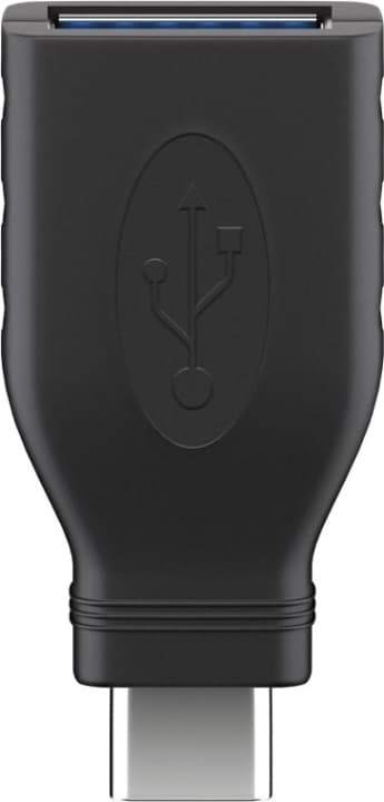 Goobay USB-A til USB-C 3.0 OTG-adapter, sort