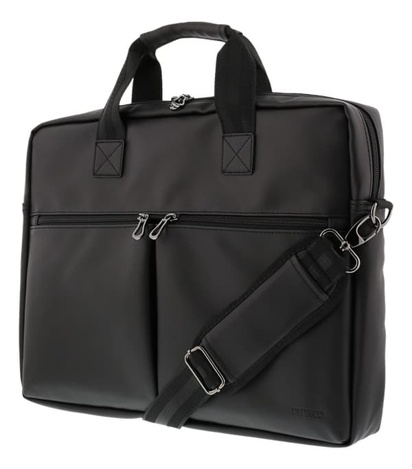 DELTACO notebook bag, for 15.6" laptops, 6 pockets, black