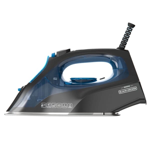 BLACK+DECKER Dampstrygejern 2600W Blå