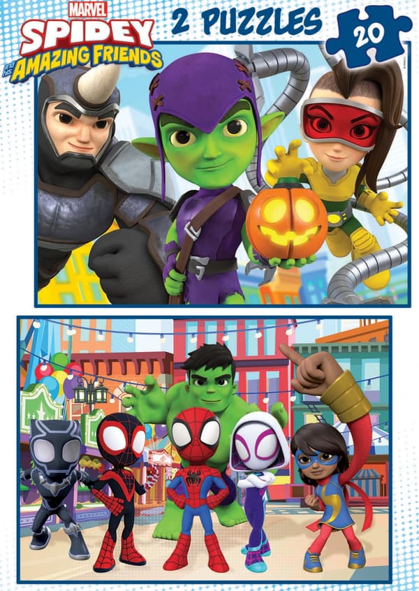 Educa Spidey & His Amazing Friends -palapeli, 2x20 palaa