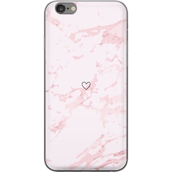 Mobilcover til Apple iPhone 6s Plus med Rosa Hjerte motiv