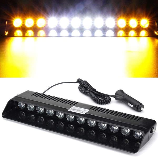 LED Strobe Lampe til Bil, Blåt lys