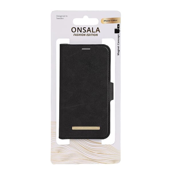 Onsala Mobilfodral Midnight Black - iPhone 13 Mini