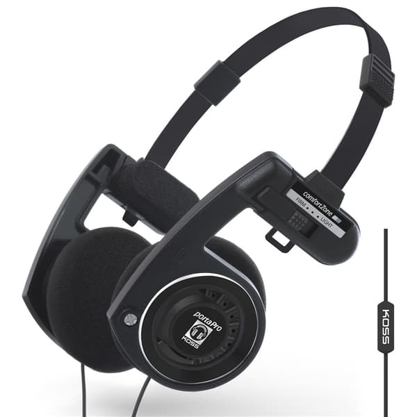 KOSS Kuuloke Porta Pro 3.0 Remote On-Ear Mic Dark Master