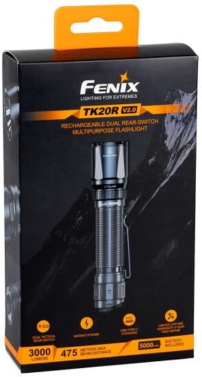 Fenix TK20R V2 TAC -taskulamppu