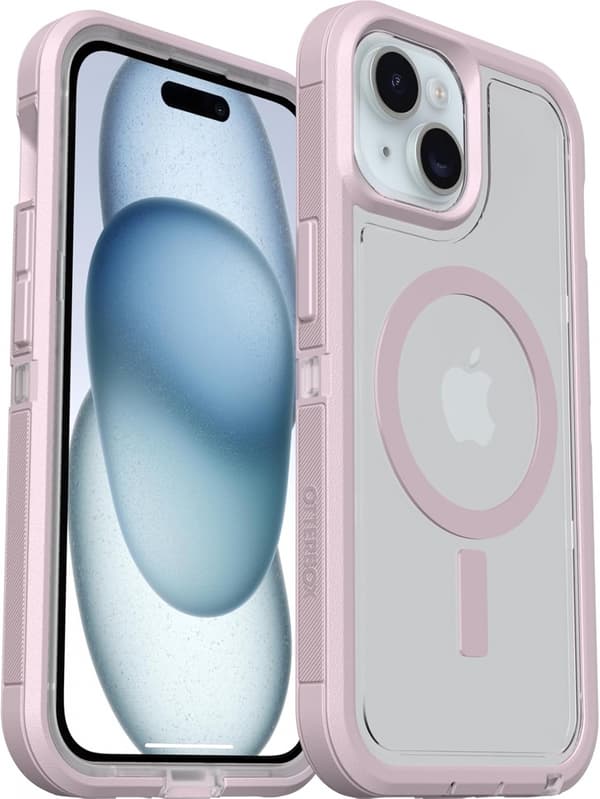 Otterbox Defender Xt Clear Iphone 16e/15/14/13 - Clear/Purp