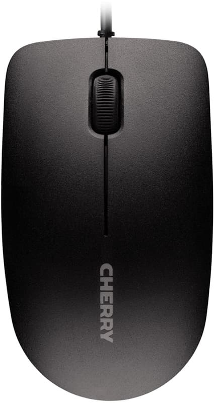 Cherry MC 1000 optisk mus, 1200 DPI, 3 knapper + scroll, USB, 1,8 m