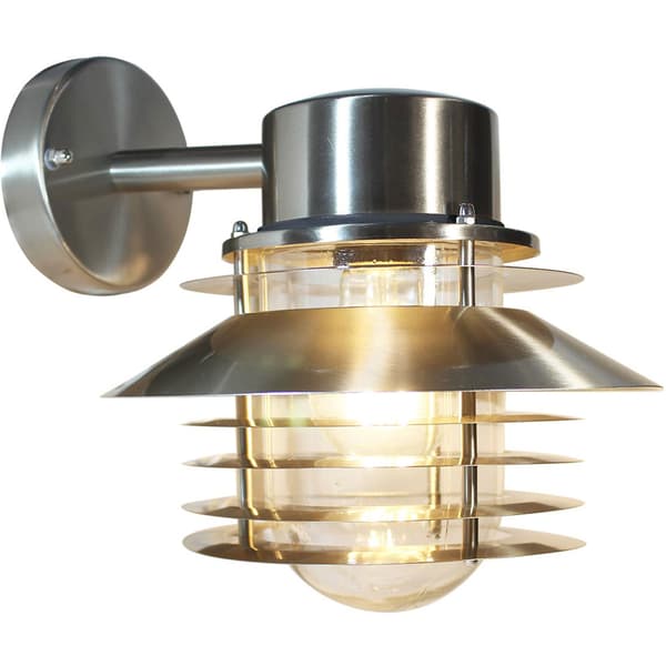 Llitt Stig Down Väggarmatur E27-sockel IP44 Aluminium