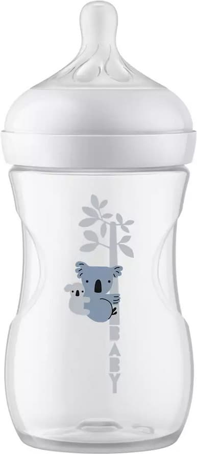 Philips Avent SCY903/67 Natural Response -tuttipullo, 260 ml, koala