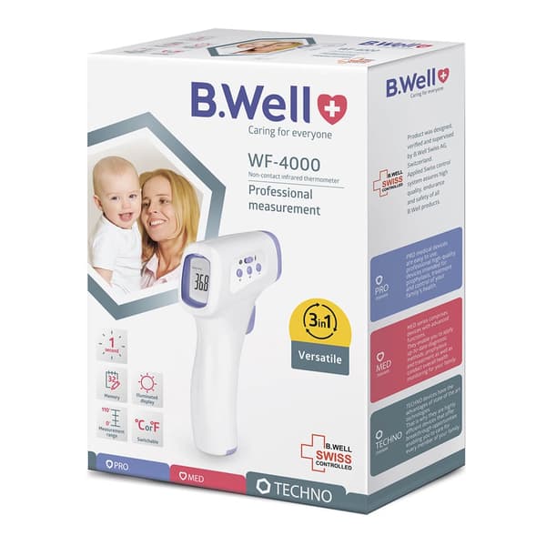 B.WELL Febertermometer WF-4000 IR Kontaktfri