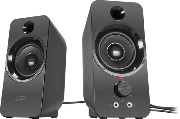 Speedlink DAROC stereohøjttaler, sort