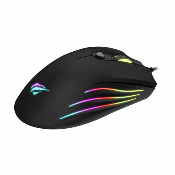 Havit MS1002 Programmerbar RGB-spillmus 3200 DPI med 7 knapper