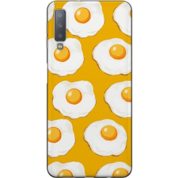 Mobildeksel til Samsung Galaxy A7 (2018) med Stekt egg motiv
